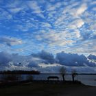 Viele Wolken zogen heute in schnellem Tempo am Himmel über den Großen Plöner See