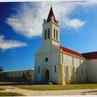 Vielle église sur un atoll