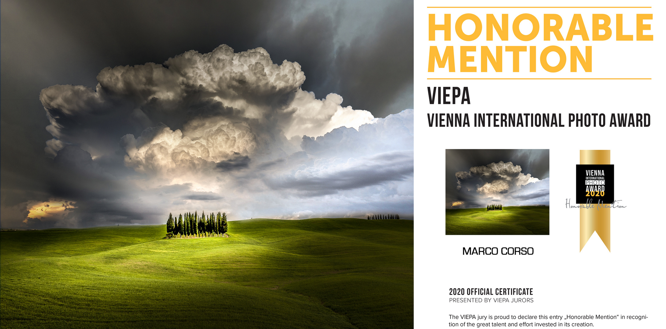 VIENNA 2020 HONORABLE MENTION