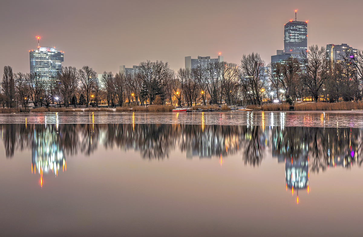 Vienna at night