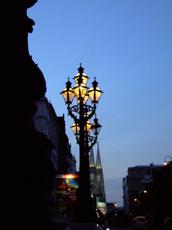 Vienna at night