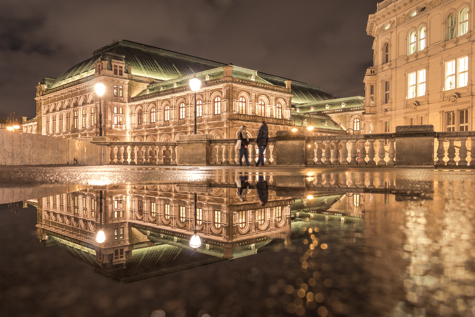 Vienna at night