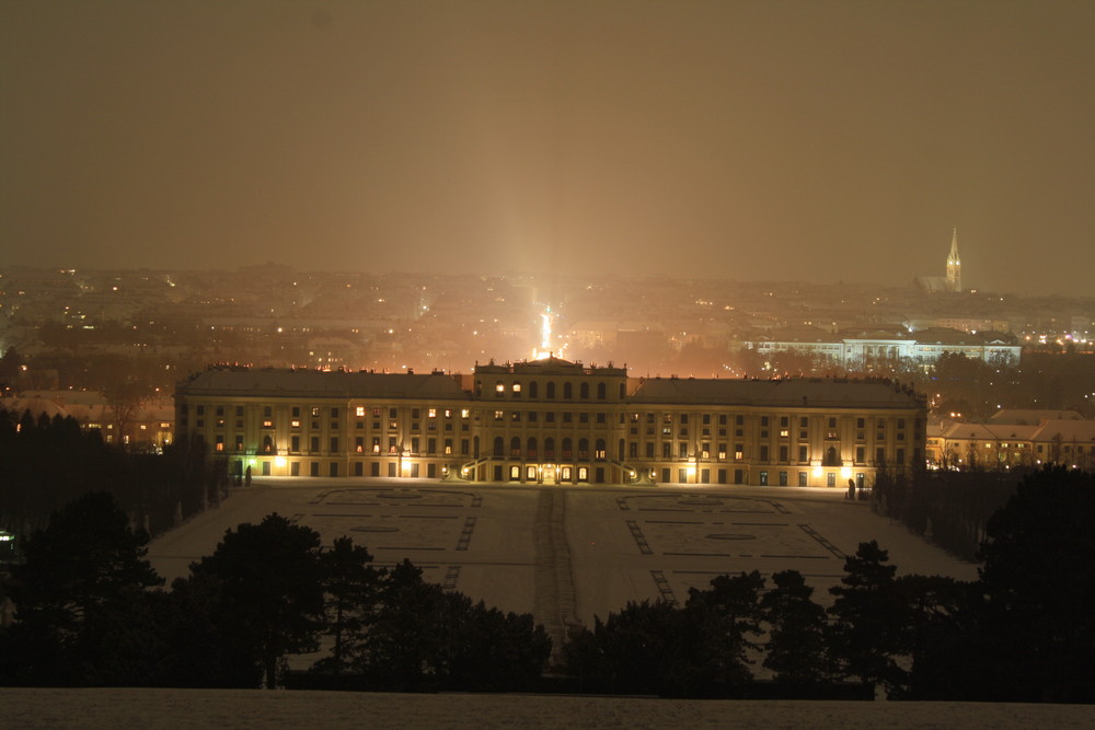 vienna - schloss schönbrunn backside im winter 2009 part one