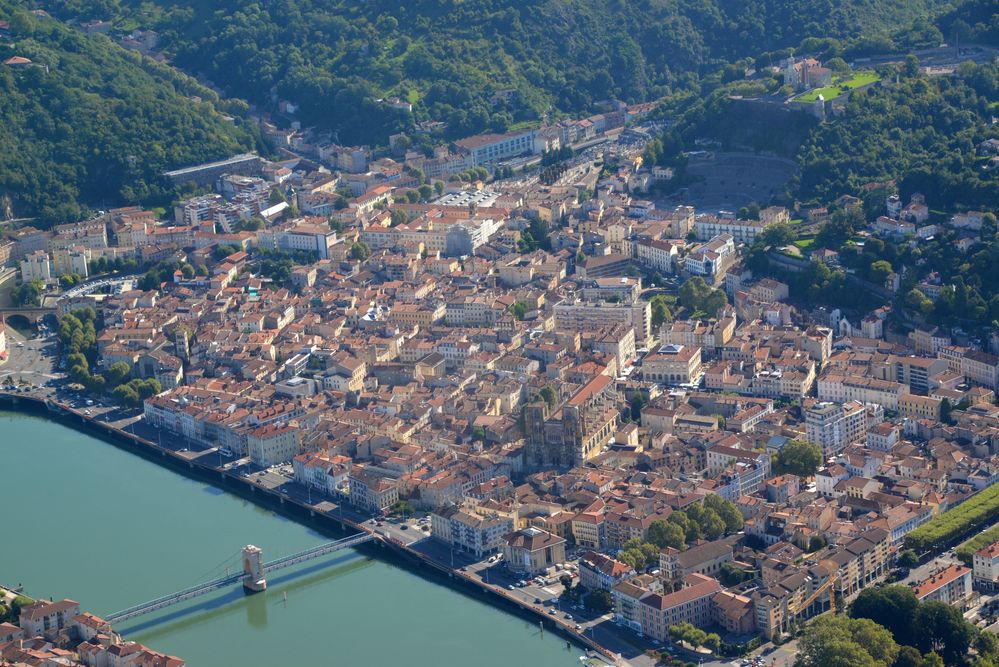 Vienne vue d'avion