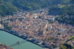 Vienne vue d'avion