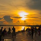 Vientiane - Sonnenuntergang am Mekong