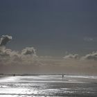 Vier am Strand auf Langeoog