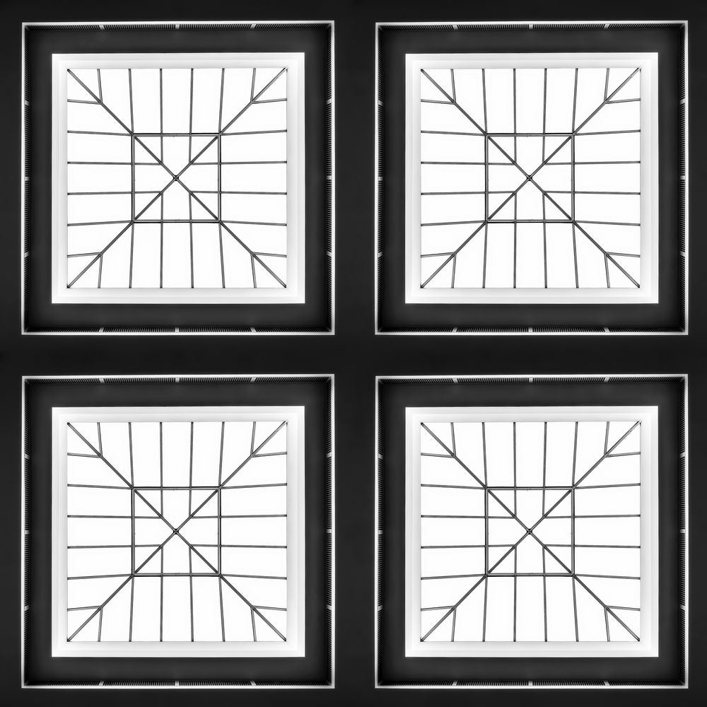 Vier Quadrate