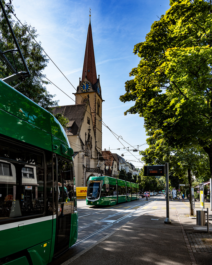 Vier Trambahnen