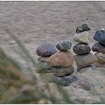 Vier Türmchen - Mein Blick durch das Strandgras