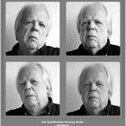 Vier von 14 Porträtaufnahmen für den Umschlag eines neuen Buches