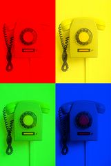 Vierfarbtelefon