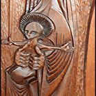 VIERGE A L'ENFANT 1968 DETAIL