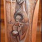 VIERGE A L'ENFANT 1968  SUR SOCLE