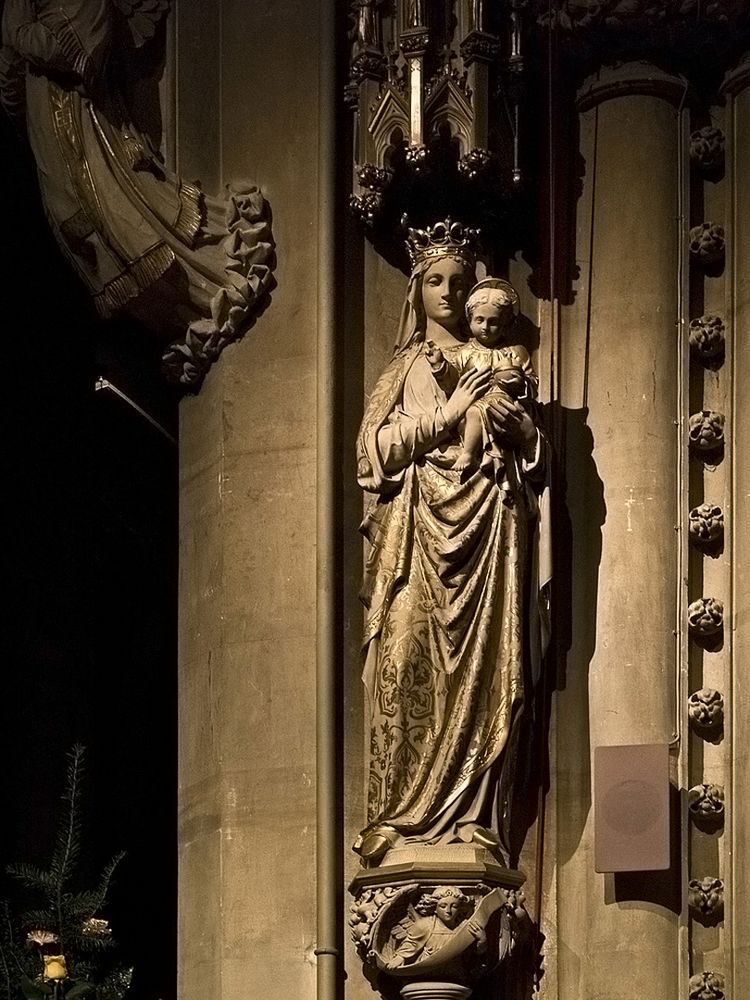 Vierge à l’enfant, Eglise Notre-Dame des Martyrs Anglais, Cambridge