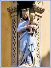 Vierge polychrome