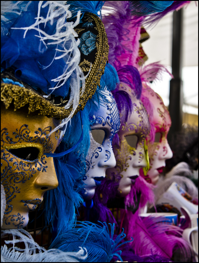 Viermal Karneval in Venedig