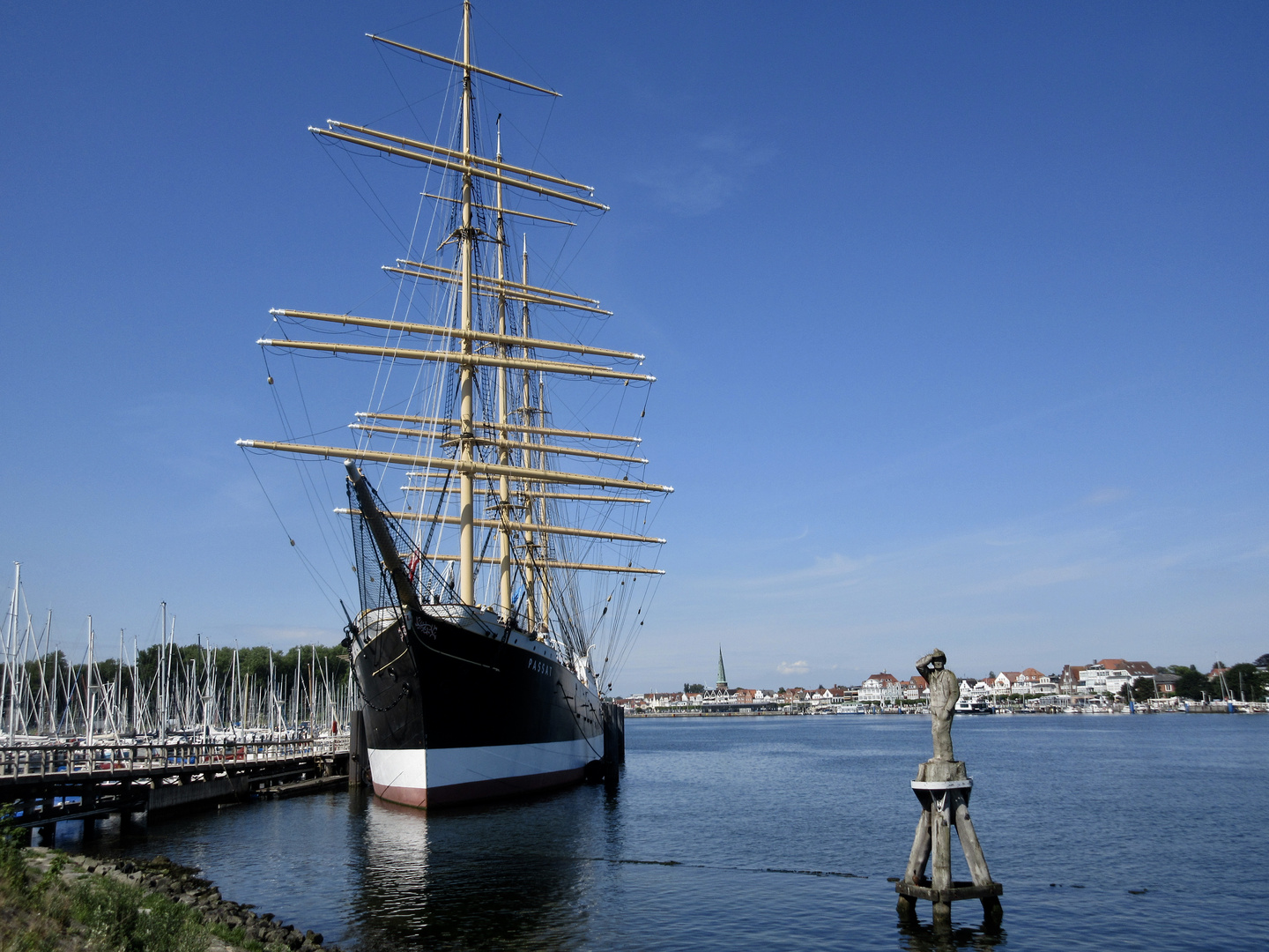 Viermastbark "Passat" im Ostseebad Travemünde