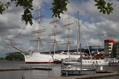 Viermastbark Viking im Hafen von Göteborg