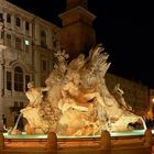 ...Vierströmebrunnen auf Rom`s schönstem Platz -Piazza Navonna...