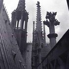 Vierungsturm des Kölner Doms aus anderer Perspektive gesehen (1986)