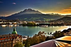 Vierwaldstädter See mit Blick auf Luzern