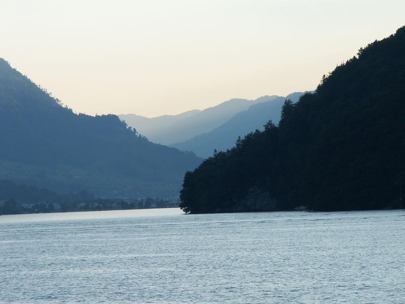 Vierwaldstätter See in Abendstimmung