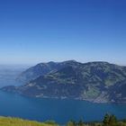 Vierwaldstätter See mit Panoramablick auf Luzern Rigi Mythen