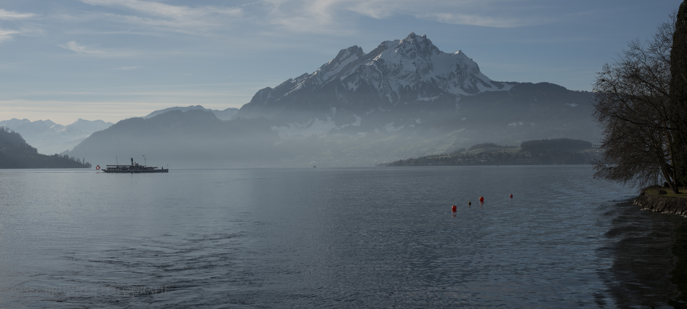 Vierwaldstättersee im Januar