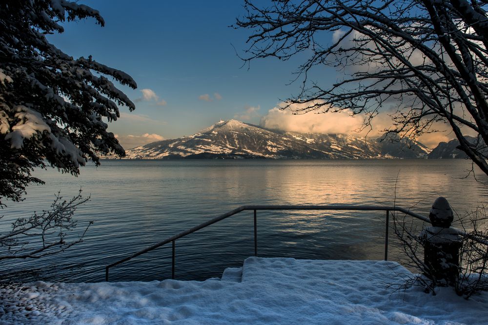 Vierwaldstättersee mit der Rigi