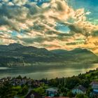 Vierwaldstättersee mit Sicht nach Beckenried (Schweiz)