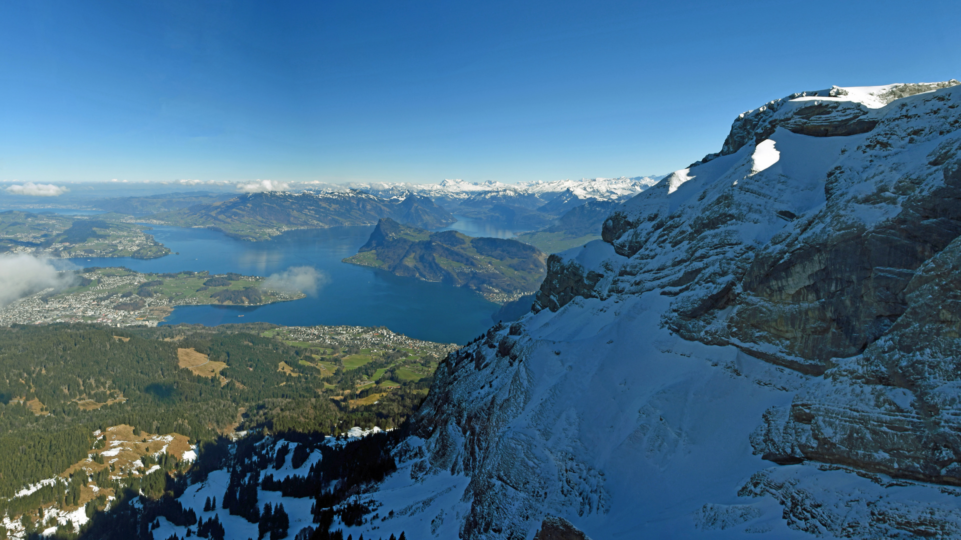 Vierwaldstättersee Panorama