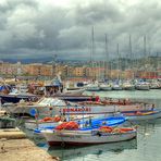 Vieste beim schlechtem Wetter