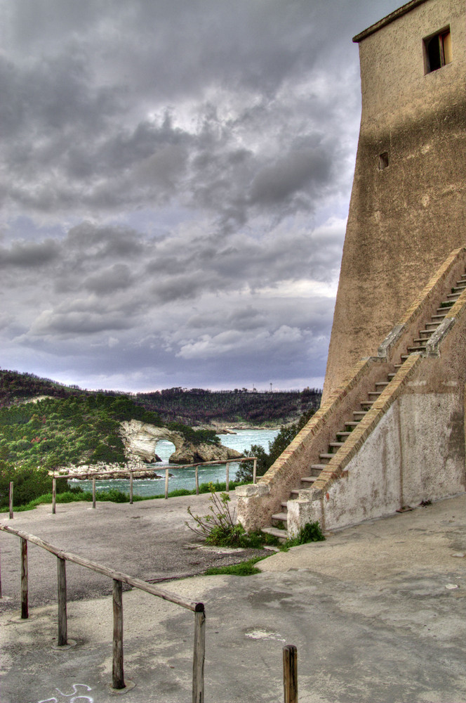 Vieste (FG): l'Architiello e la Torre