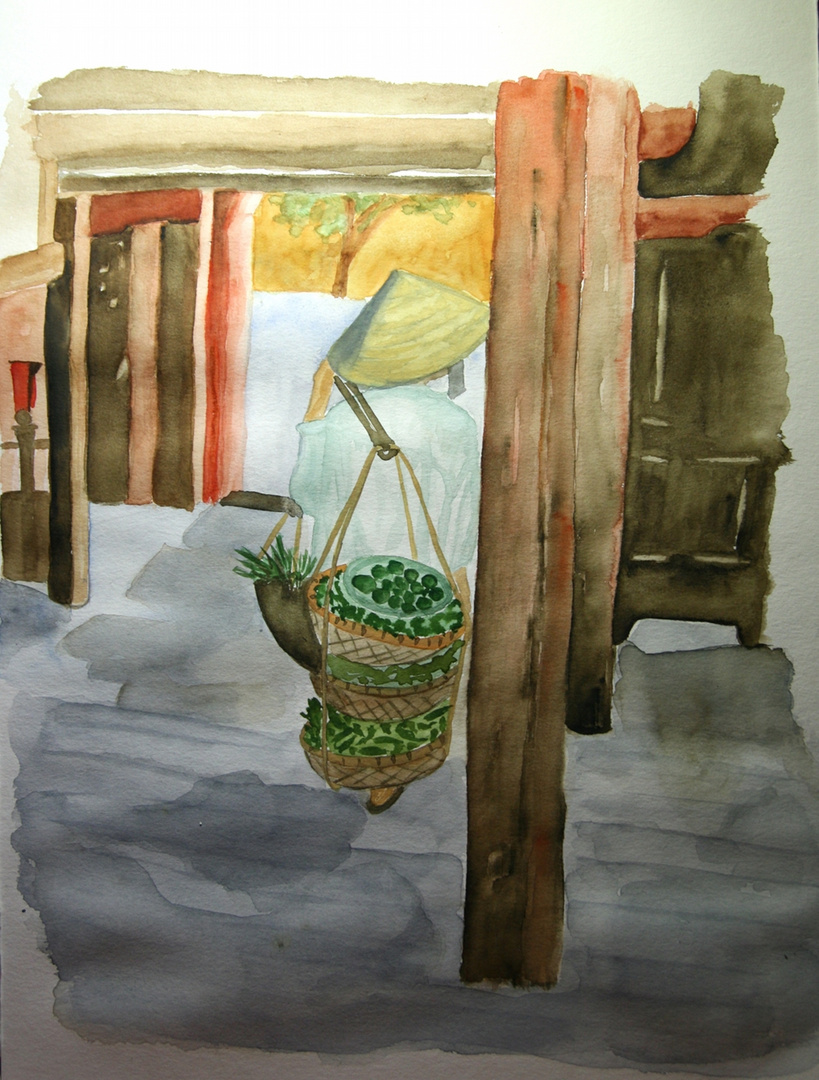 Vietnam, Aquarell