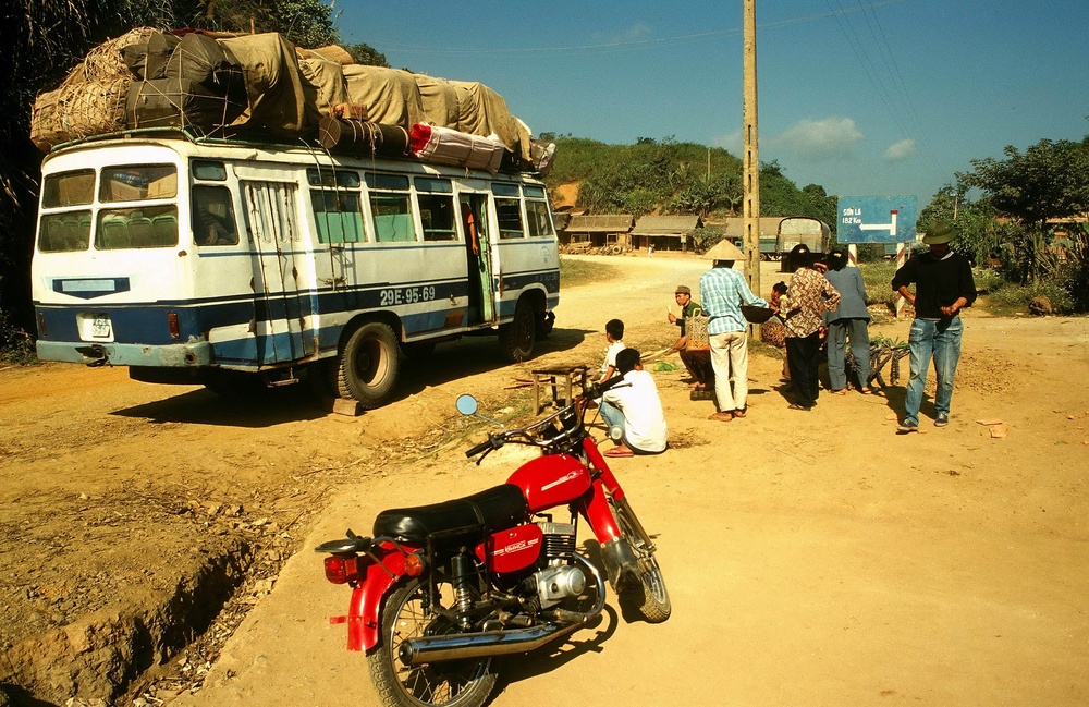 Vietnam - Busstopp