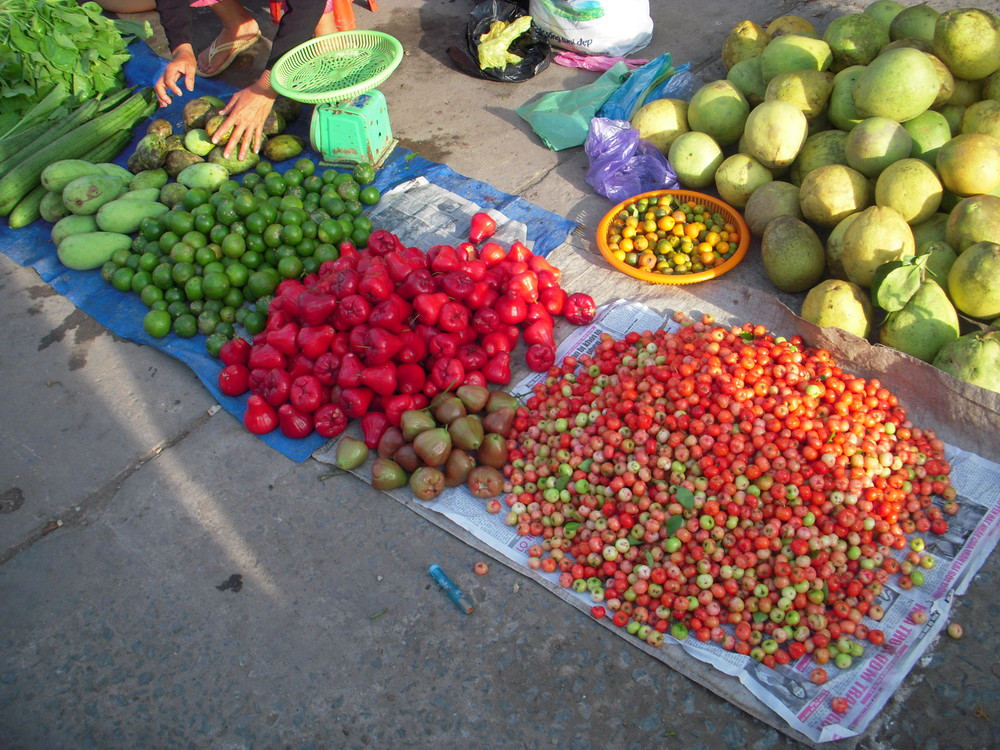 Vietnam : Marché plein de couleurs