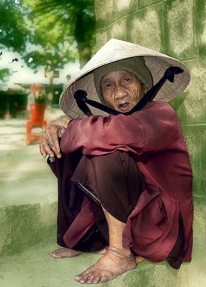 Vietnam Portait einer Frau