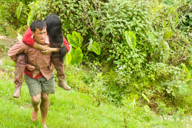 Vietnam / to hard work within the rice terraces