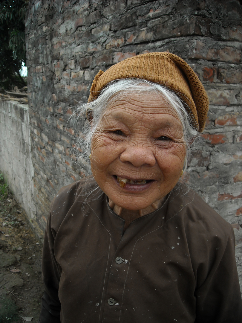 Vietnamese women smile
