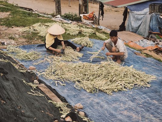 Vietnamesiche Hutproduktion