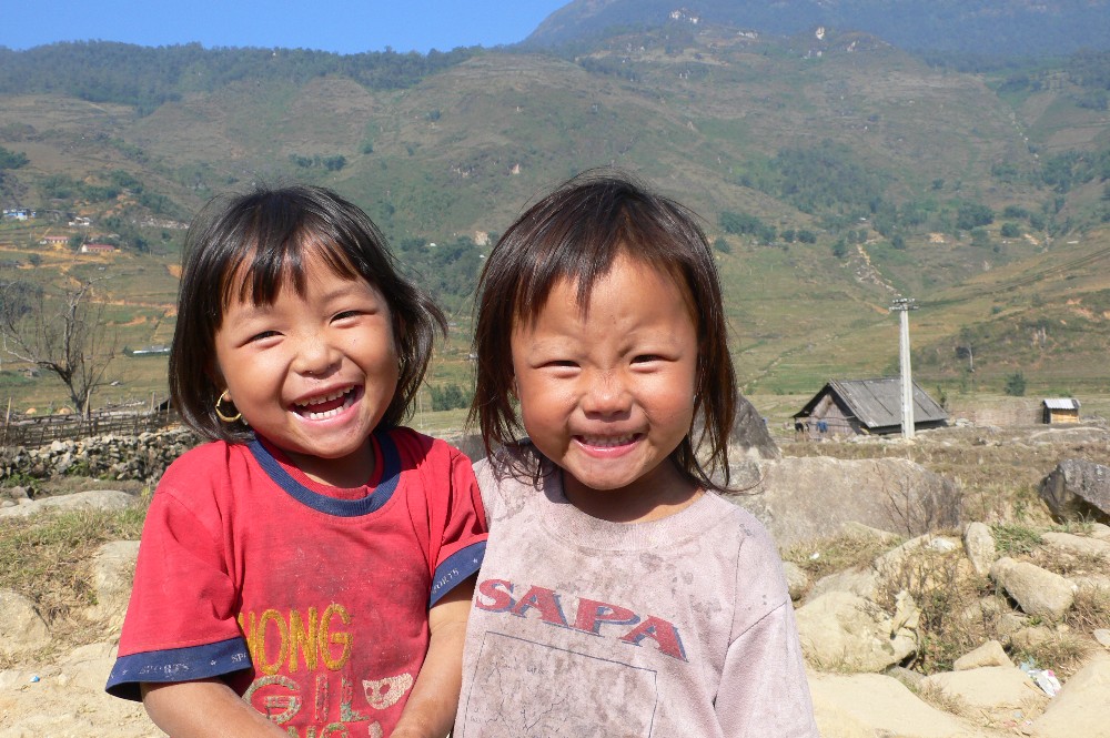 Vietnamesisches Kinderlachen