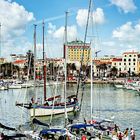 Vieux gréement dans le port d'Alghero