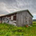 Vieux hangar à Port-Menier, Anticosti