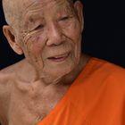 vieux moine Laos 