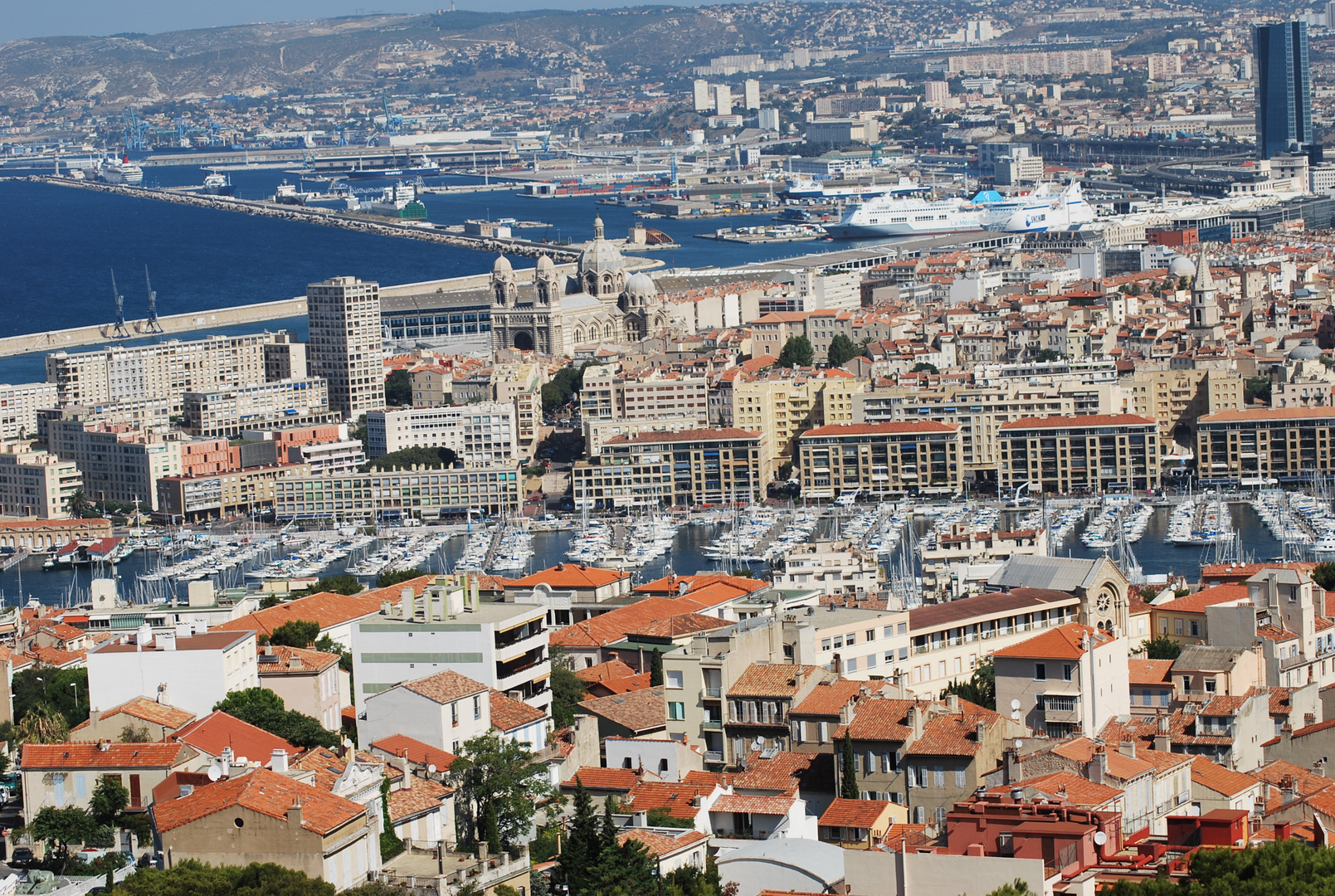 Vieux port et port de Marseille