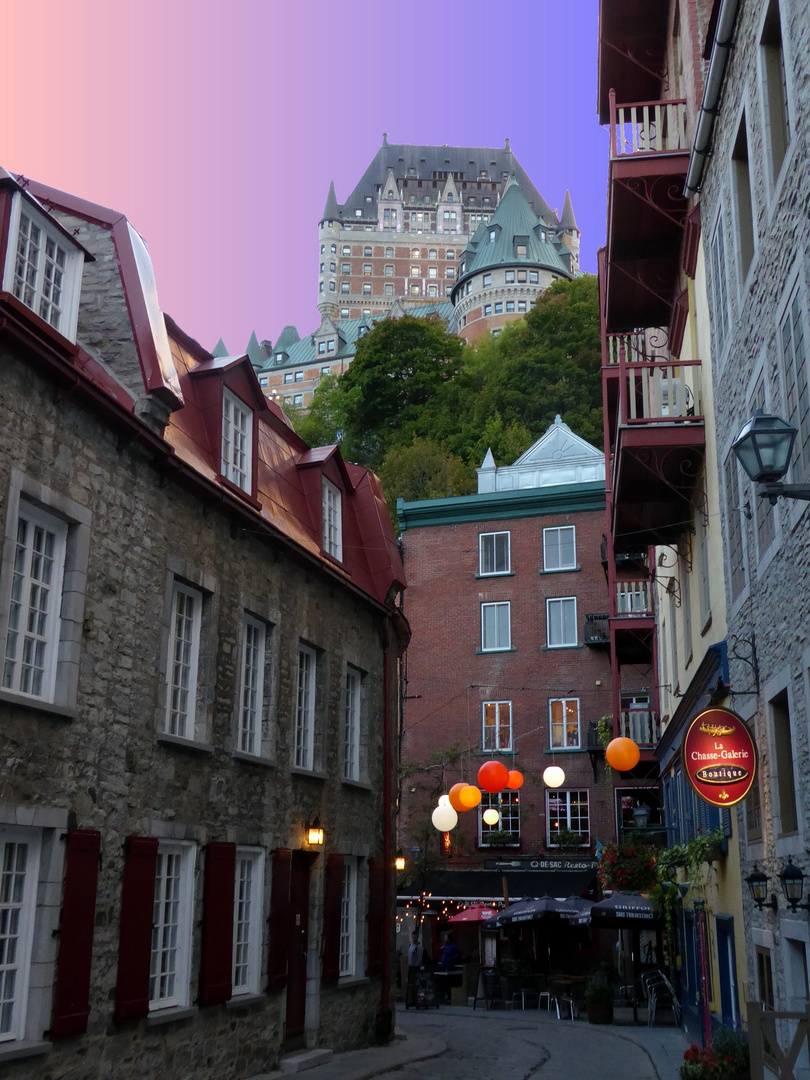 vieux quebec entre chien et loup