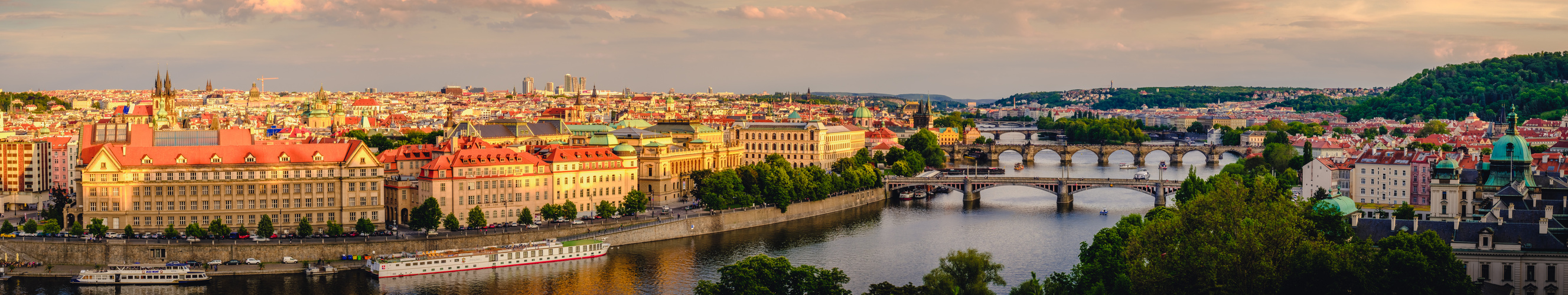 View above Prague.