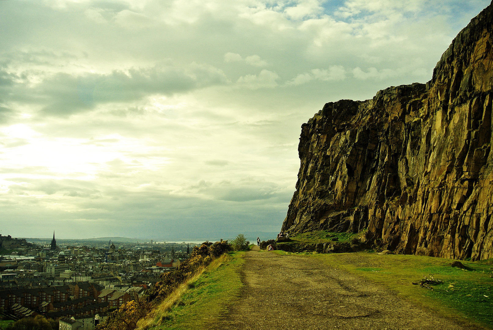 view across Edinburgh