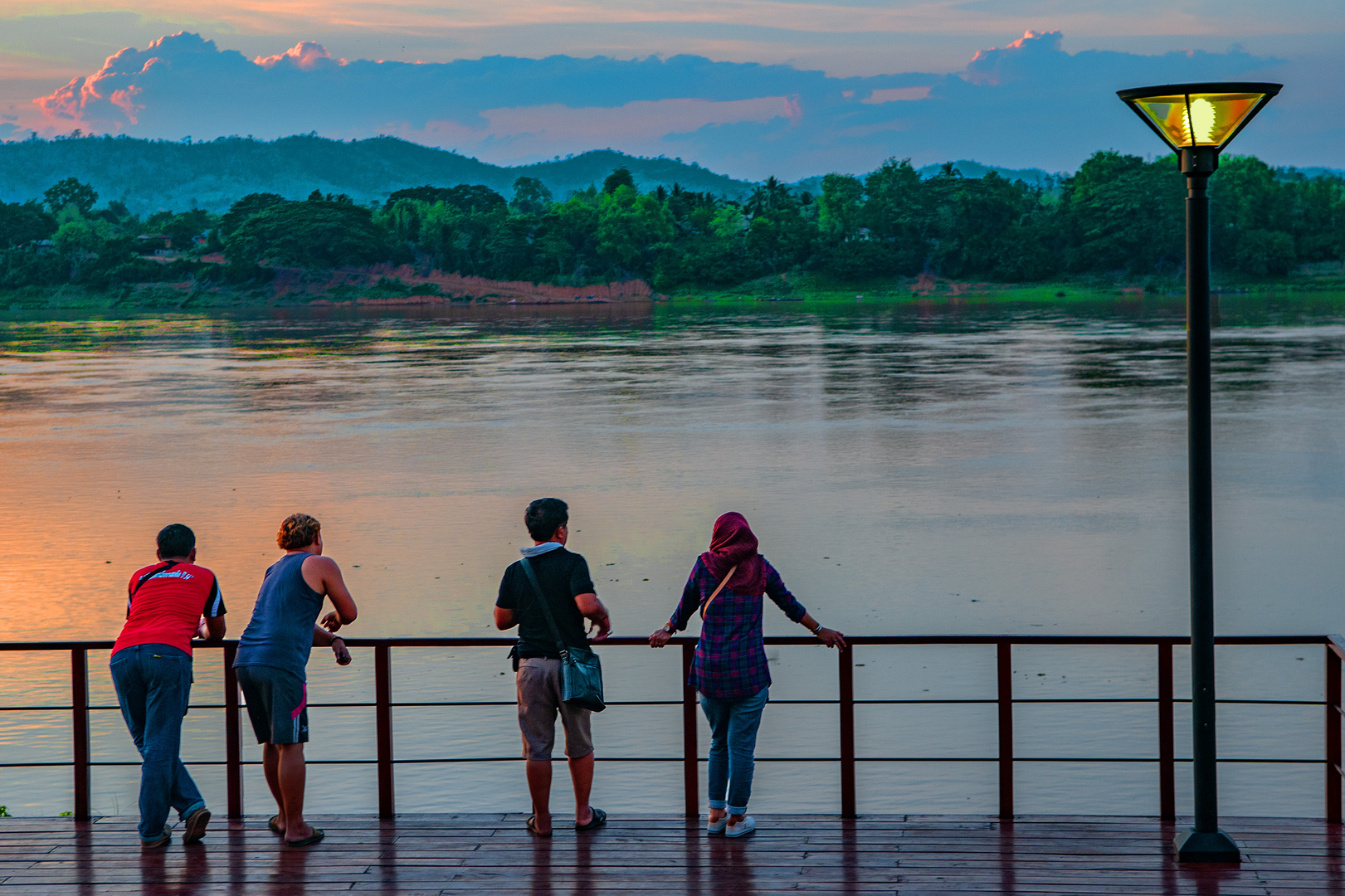 View across the Mekong river 